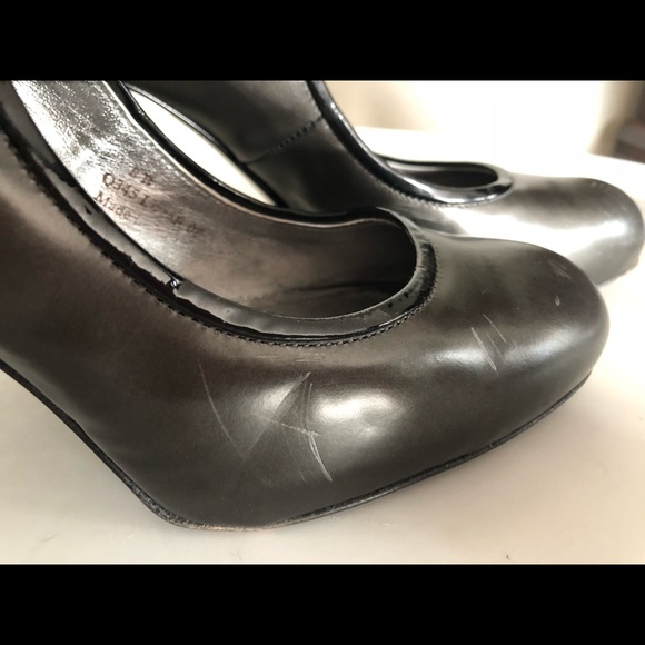 Coach Gunmetal Mary Jane Heels - Picture 6 of 8